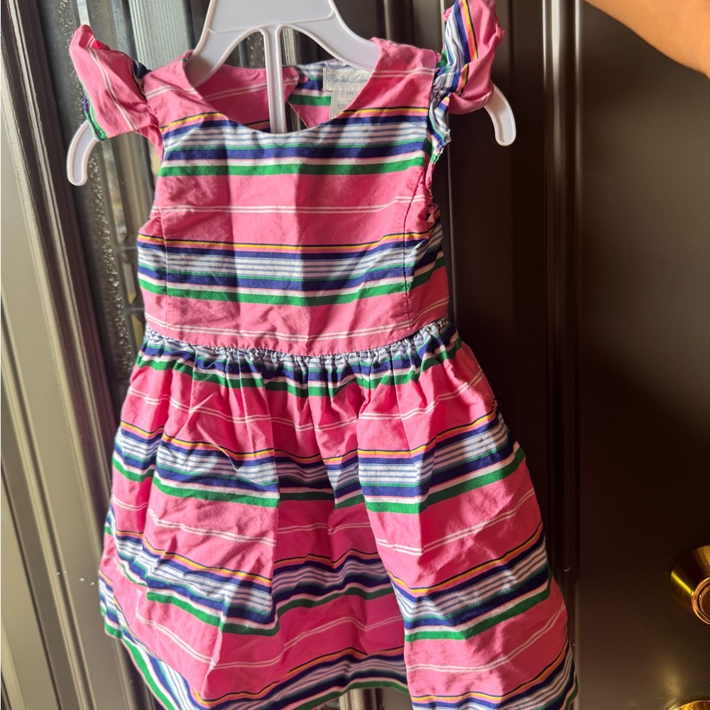 Polo by Ralph Lauren Multicolor Striped Kids Dress